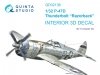 Quinta Studio QD32136 P-47D Razorback 3D-Printed & coloured Interior on decal paper (Trumpeter) 1/32